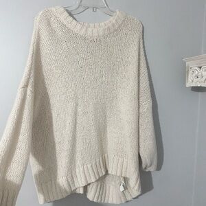 NEW Aerie Cream Knit Sweater